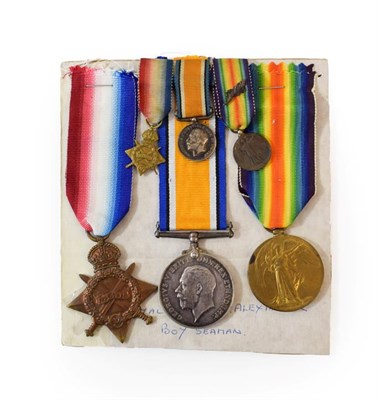 Lot 5 - A First World War Trio, comprising 1914-15 Star, British War Medal and Victory Medal, awarded...