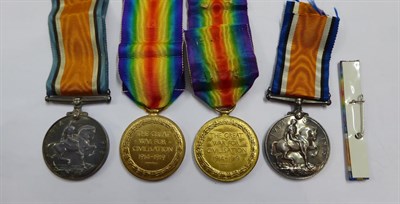 Lot 16 - A First World War Pair, comprising British War Medal and Victory Medal, awarded to 35446 PTE.H....