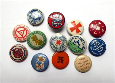 Lot 24 - A Collection of Fifty Six Celluloid Button Badges, depicting advertising and miscellaneous,...