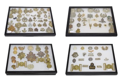 Lot 27 - A Collection of Approximately One Hundred British Badges,  including glengarry badges, busby badges