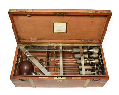 Lot 49 - An Early 20th Century Lithotrity Set of Instruments by Down Bros., Ltd., London, comprising...