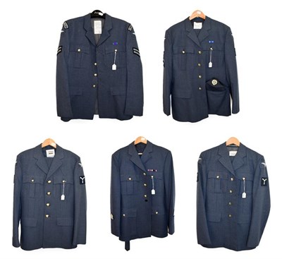 Lot 125 - Three Elizabeth II RAF No.1 Dress Uniforms, each comprising jacket and trousers, the jackets...