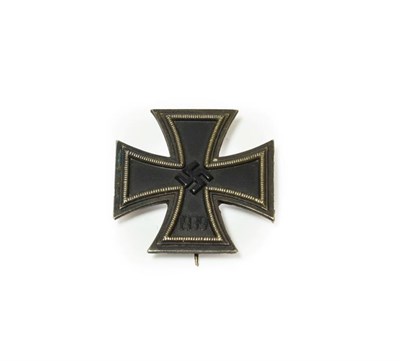 Lot 160 - A German Third Reich Iron Cross, first class, non-magnetic, the reverse with vertical sword...