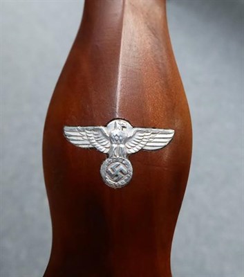 Lot 171 - A German Third Reich Transitional SA Dagger, the 22cm double edge steel blade etched Alles fur...