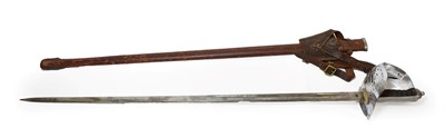 Lot 180 - A George VI 1897 Pattern Infantry Officer's Sword, to the Royal Engineers, the 83.5cm single...