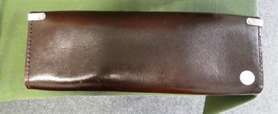 Lot 2043 - A Pair of Brown Leather Cases or Satchels for Vintage/Classic Motorcycles, 32cm wide