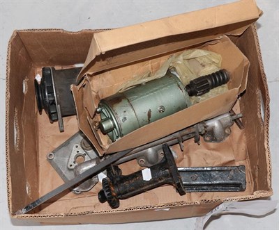 Lot 2049 - Car Spares: a high torque starter from a Healey 3000 Mk III, stock dated 10 August 2007, a...
