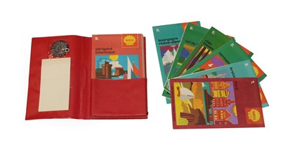 Lot 2098 - An Original 1969/1970 Cartoguides Shell Berre Wallet, containing assorted maps/guides for...