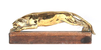 Lot 2111 - Jaguar Interest: A Rare Late 19th/Early 20th Century Showroom or Fireside Ornament as an...