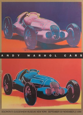Lot 2146 - Andy Warhol (American, 1928-1987) Andy Warhol Cars September 30th to November 27th 1988  Guggenheim