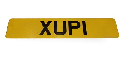 Lot 2176 - Cherished Registration Number: XUP 1, with retention certificate, expires 12 03 2029 sold with...