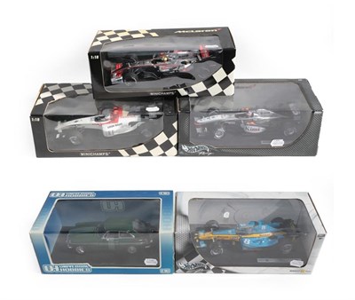 Lot 2202 - Hot Wheels 1:18 Scale F1 Models (i) McLaren MP4-170 Kimi Raikkonen (ii) Renault R24 Fernando Alonso