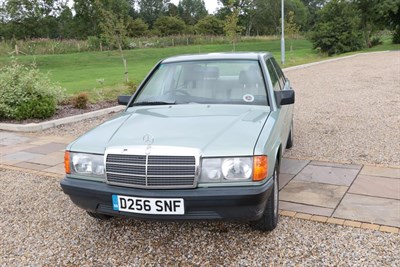 Lot 2246 - Mercedes 190 E Registration number: D256 SNF  Date of first registration: 01/02/1987 VIN...