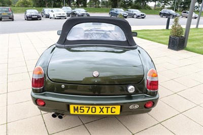 Lot 2266 - 1994 Rover MG RV8 Date of first registration: 14/08/2000 Registration number: M570 XTC VIN...