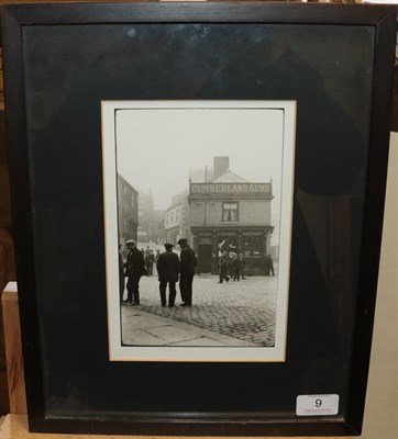 Lot 9 - Graham Smith (b.1947) ''Mill Day South Shields 1930's'' Gelatin silver print, together with a black