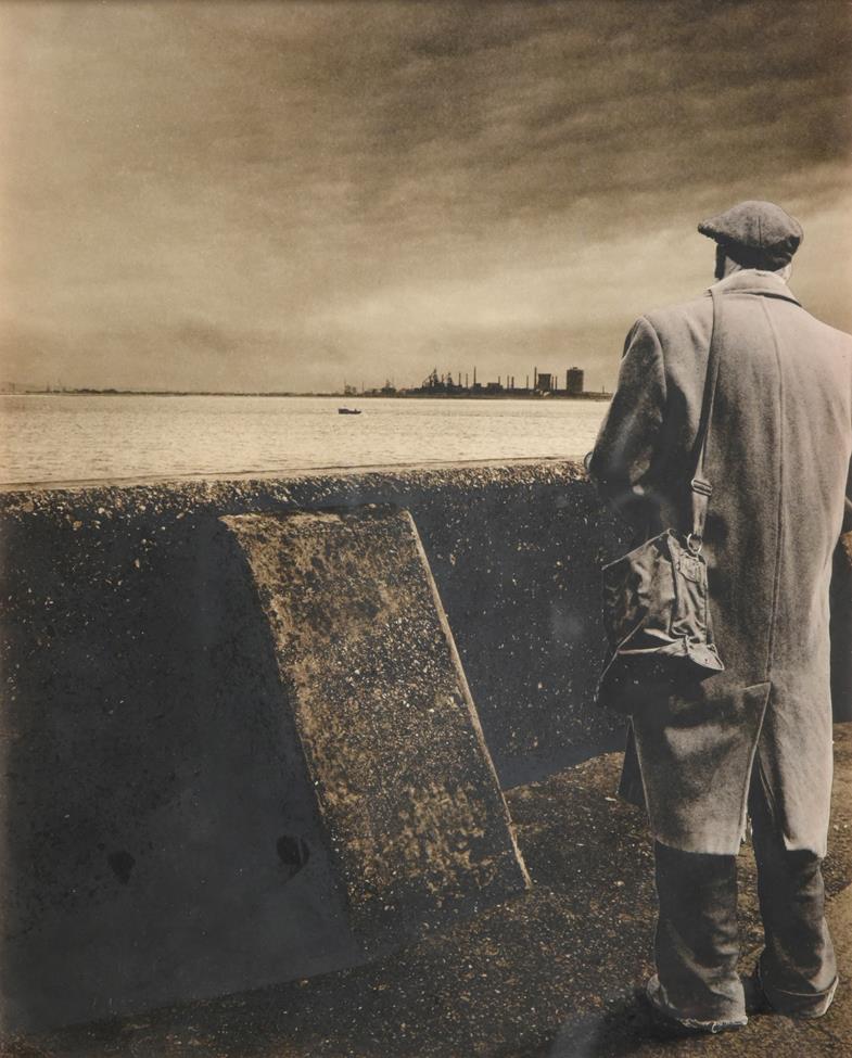 Lot 12 - Graham Smith (b.1947) ''A South Bank Bloke in Hartlepool'' Signed verso, inscribed ''For my forever