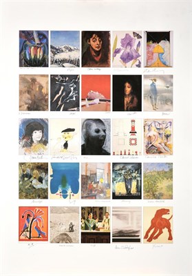Lot 20 - Various Artists  ''Founders Print''  Lithograph comprising twenty-five postcard size images...