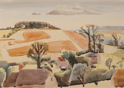 Lot 43 - Edith Lawrence (1890-1973) ''Glen Lyon'' Signed and inscribed, watercolour, together with three...