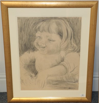 Lot 66 - Sir Jacob Epstein KBE (1880-1959)  Study of a young girl possibly the artist's daughter Jackie...