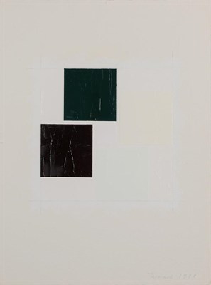 Lot 76 - Michael Tyzack (1933-2007) ''Untitled 121'' Signed and dated 1999, oil on paper, 38cm by 28cm...