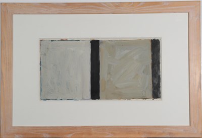 Lot 85 - Michael Finn (1921-2002) Abstract Oil on paper, 23.5cm by 46cm  Provenance: Reverend Dr Richard...