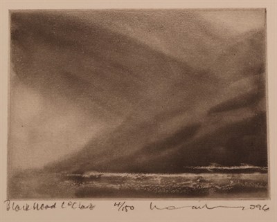 Lot 88 - Norman Ackroyd CBE, RA (b.1938) ''Black Head, Co. Clare''  Signed, inscribed and numbered...