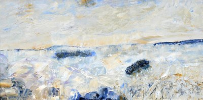 Lot 94 - Marie Walker Last (1917-2017) ''Winter snow, Ilkley Moor'' Signed and dated 2002, oil on...
