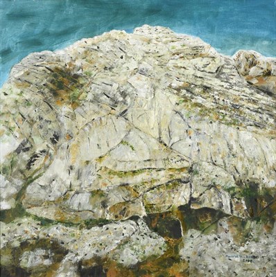 Lot 95 - Marie Walker Last (1917-2017) Rocky landscape Signed and dated 2000, oil on canvas, 90cm by...