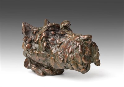 Lot 107 - Sally Arnup FRBS, ARCA (1930-2015) ''Scottie Head'' Signed and numbered II/X, bronze, 7cm high...