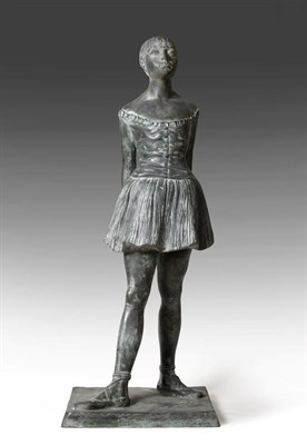 Lot 114 - After Edgar Degas (1834-1917) French Standing ballerina Bronzed, 100cm high  Sold together with...