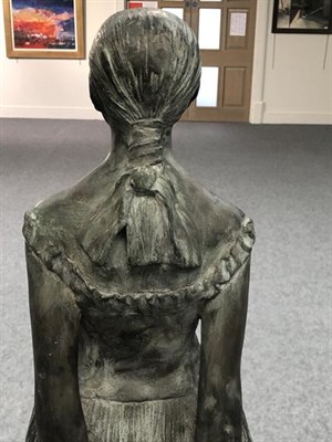 Lot 114 - After Edgar Degas (1834-1917) French Standing ballerina Bronzed, 100cm high  Sold together with...