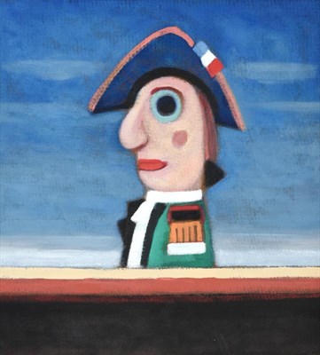 Lot 122 - Jack Donovan (b.1934) Irish ''Wolfe Tone'' Signed and dated (20)06, oil on board, 46.5cm by 42.5cm