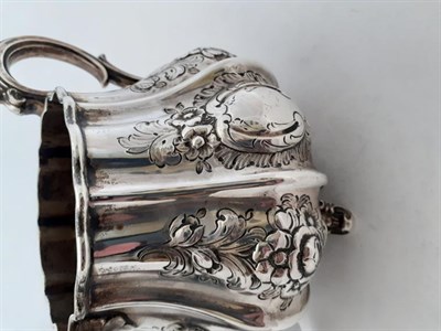 Lot 2007 - A Victorian Silver Cream-Jug and Sugar-Bowl, by Elkington and Co. Ltd., Birmingham, 1852, each...