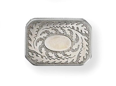 Lot 2015 - A George III Silver Vinaigrette, by Thomas Phipps and Edward Robinson, London, 1806, oblong and...