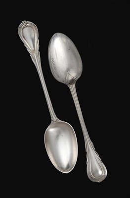 Lot 2024 - A Set of Six Victorian Silver Teaspoons, by George Adams, London, 1862, Lily pattern, 5oz 16dwt (6)