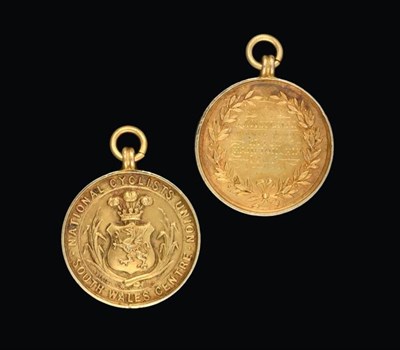 Lot 2046 - Two Victorian Gold Medals, Makers Mark Poorly Struck, Probably by Daniel George Collins,...