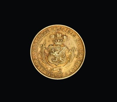 Lot 2048 - A Victorian Gold Medal, Maker's Mark JM, Possibly for Joseph Moore, Birmingham, 1899, 15ct,...