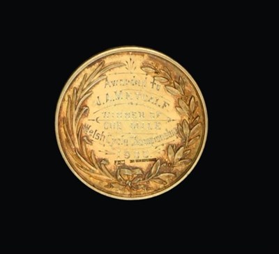 Lot 2049 - A Victorian Gold Medal, Maker's Mark JM, Possibly for Joseph Moore, Birmingham, 1900, 15ct,...