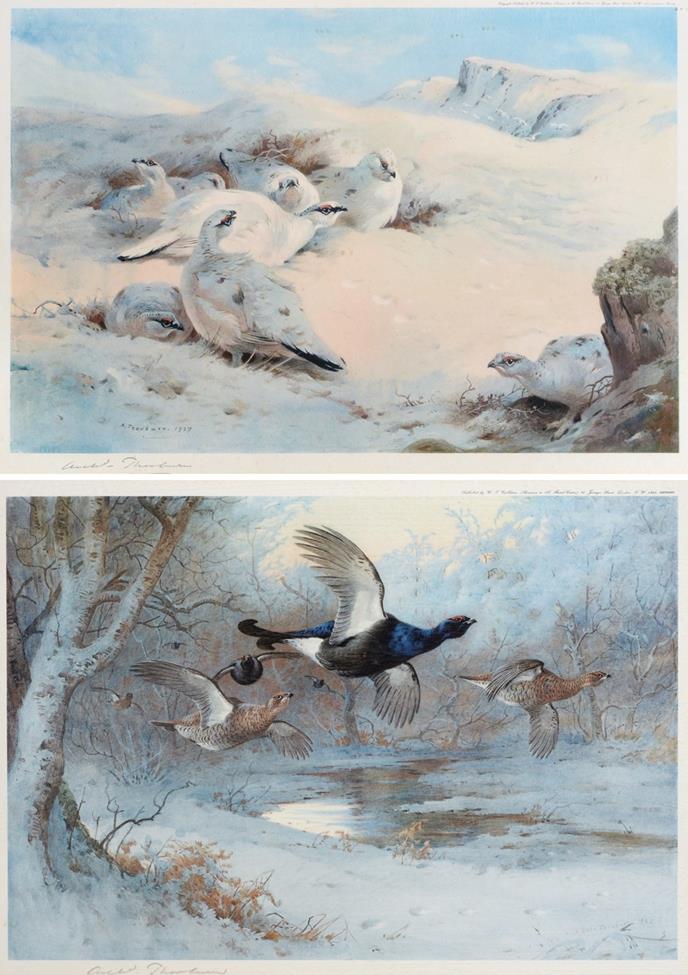 Lot 1002 - After Archibald Thorburn FZS (1860-1935) ''Sunshine and Drift'' Signed in pencil, a colour...