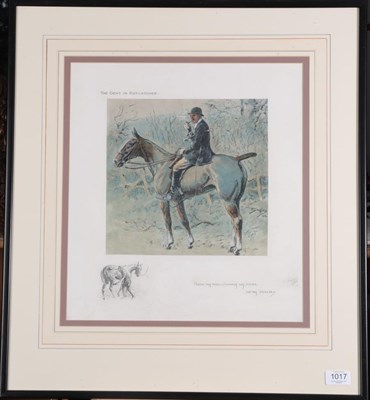 Lot 1017 - Charles Johnson Payne ''Snaffles'' (1884-1967) ''The Gent in Ratcher - I have my man cleanig my...