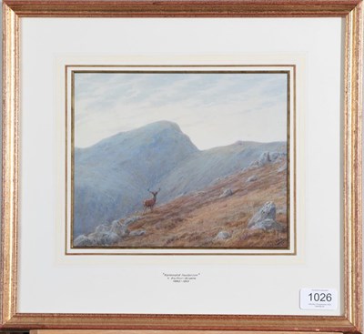 Lot 1026 - Vincent Balfour-Browne (1880-1963)  Splendid Isolation  Signed and dated 1921, watercolour, 18cm by