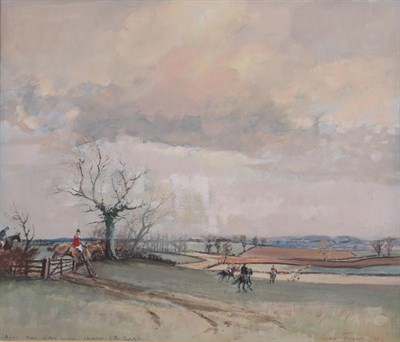 Lot 1048 - Robin Furness (b.1933)  ''Away from Black Wood, Langton'' (The Bedale) Signed and dated (19)77,...