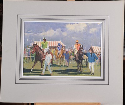 Lot 1055 - William Norman Gaunt FIAL NDD (1918-2001) ''Point to point, going out from the paddock,...