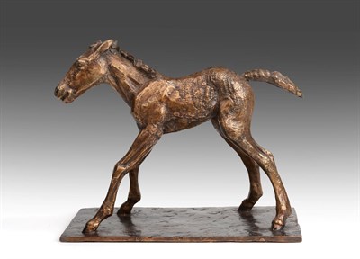 Lot 1088 - Sally Arnup FRBS, ARCA (1930-2015) ''Gypsie's Foal'' Signed and inscribed A/C, bronze, 18cm...