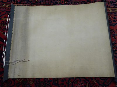 Lot 150 - Wood (John) Plan of Kendal, 1833, engraved map, linen backed, wooden headpiece and roller