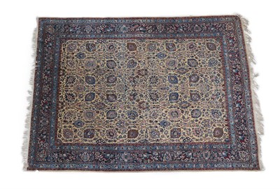 Lot 179 - Tabriz Carpet North West Iran, circa 1930 The pale lemon field of Shah Abbas design enclosed by...