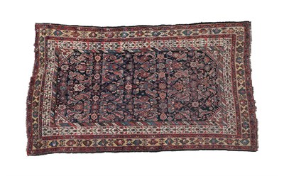 Lot 200 - Kashgai Rug South West Iran, circa 1910 The indigo Herati field enclosed by cream borders of...