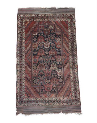 Lot 208 - Unusual Afshar Rug South East Iran, circa 1890 The compartmentalised field of stylised plants,...