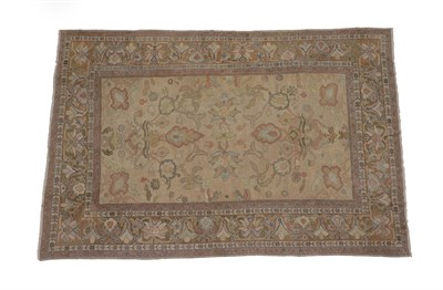 Lot 237 - Ziegler Mahal Carpet West Iran, late 19th century The soft corn field of large flowerheads and...