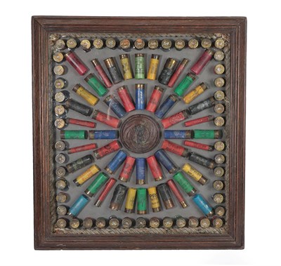 Lot 297 - William Powell & Sons: An Oak Framed and Glazed Shotgun Cartridge Trade Display, late 19th century